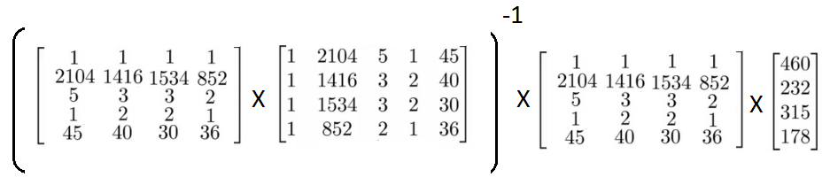 Linear Regression One Variable Solved Problem Matrix Method 04_Linear_Regression_with_multiple_variables